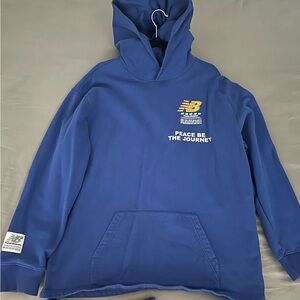 New Balance X Salehe Bembury Blue Graphic Hoodie
